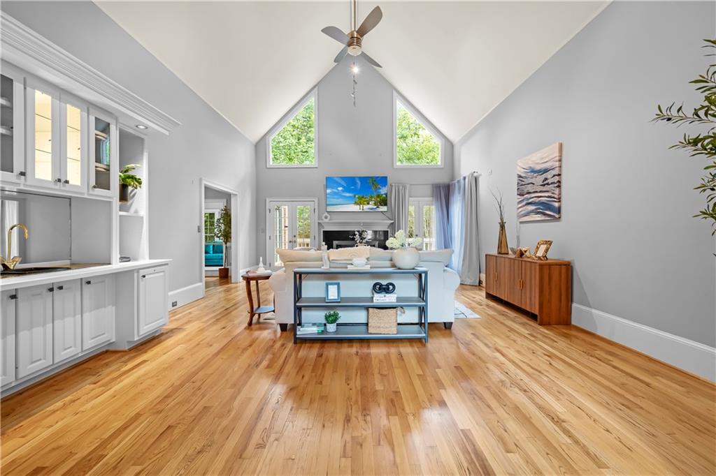 1696 Harts Run Atlanta, GA 30341 - Photo 11 of 55 a living room with furniture and a wooden floor