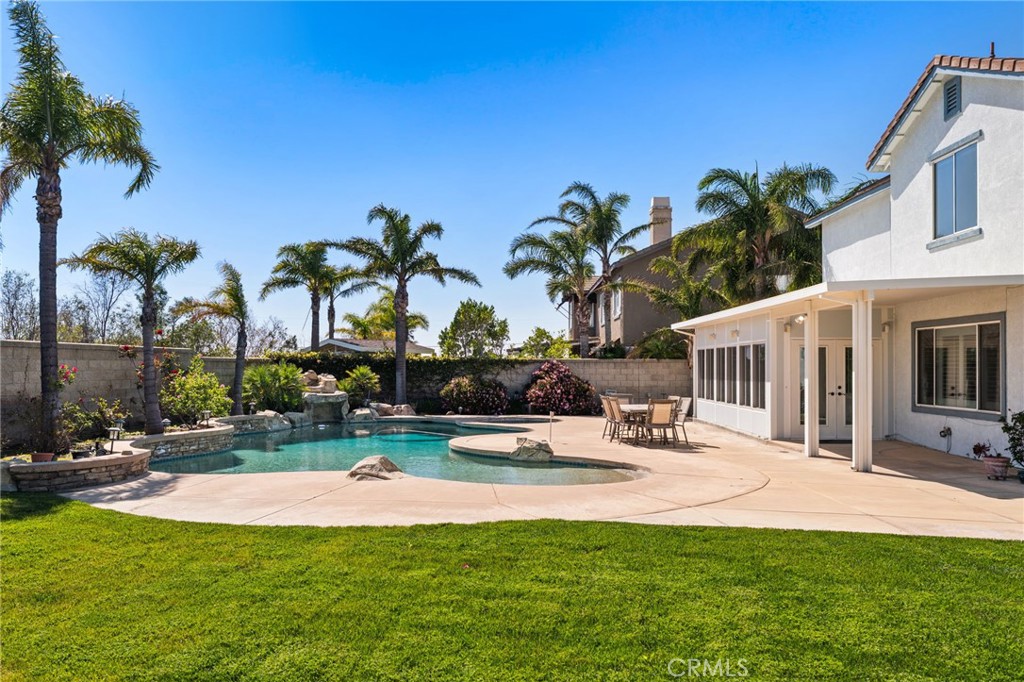 5105 Sanchez Court Rancho Cucamonga, CA 91739 - Photo 52 of 61 a view of swimming pool with outdoor seating