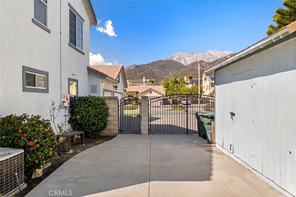 5105 Sanchez Court Rancho Cucamonga, CA 91739 - Photo 53 of 61 a view of a terrace with chairs and potted plants