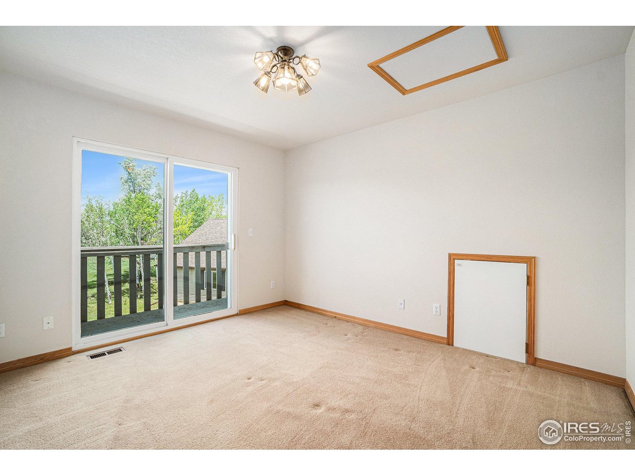 1625 Green Ridge Road Berthoud, CO 80513 - Photo 25 of 35 3rd Bedroom with Balcony and Beautiful Mountain Views