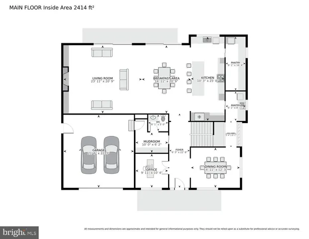 a spacious bedroom with a bed and glass window