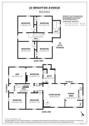 $2,785,000 | 23 Brighton Avenue, Bolinas, CA 94924