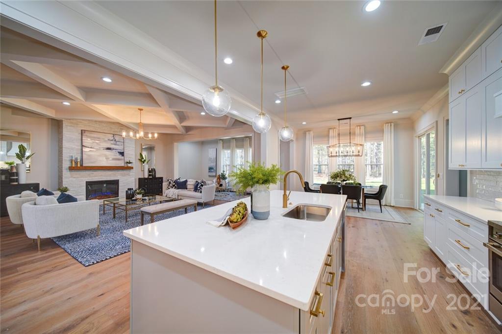 3017 McLendon Road Matthews, NC 28104 - Photo 14 of 47 a view of a kitchen and dining room