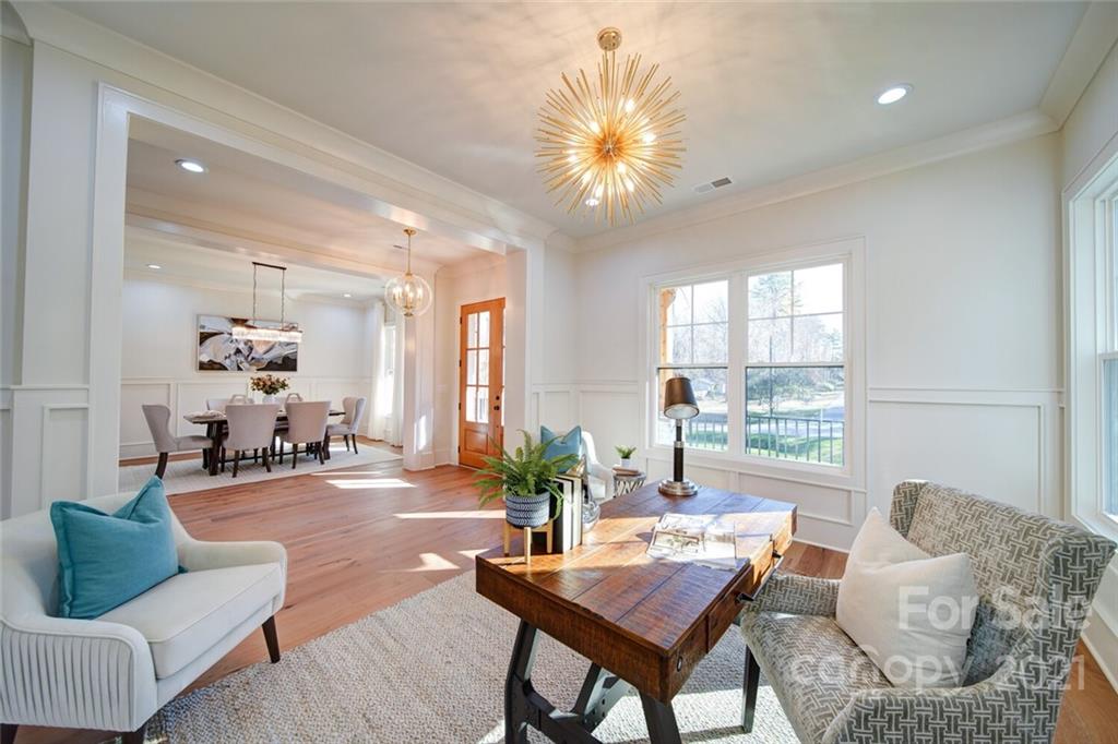 3017 McLendon Road Matthews, NC 28104 - Photo 9 of 47 a living room with furniture and a large window