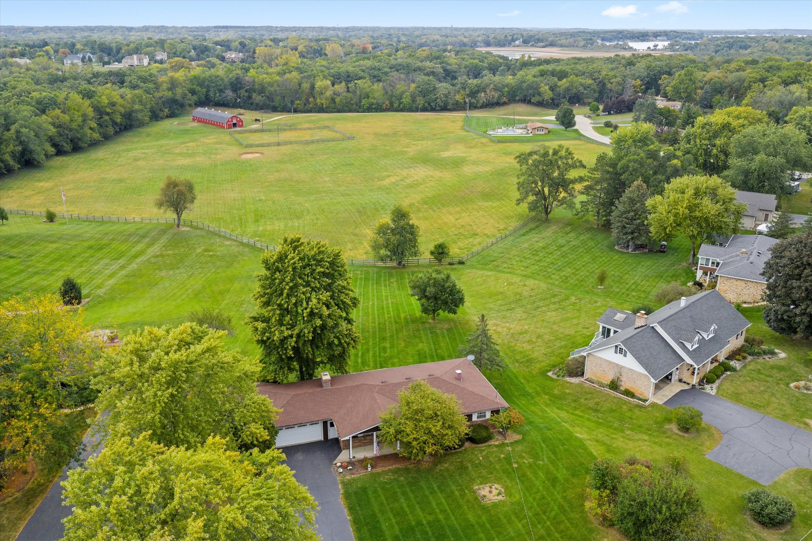 1406 Lincoln Road McHenry, IL 60051 - Photo 3 of 39 an aerial view of a houses with a yard