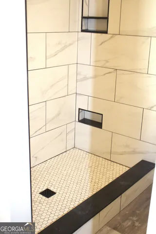 a view of wooden floor