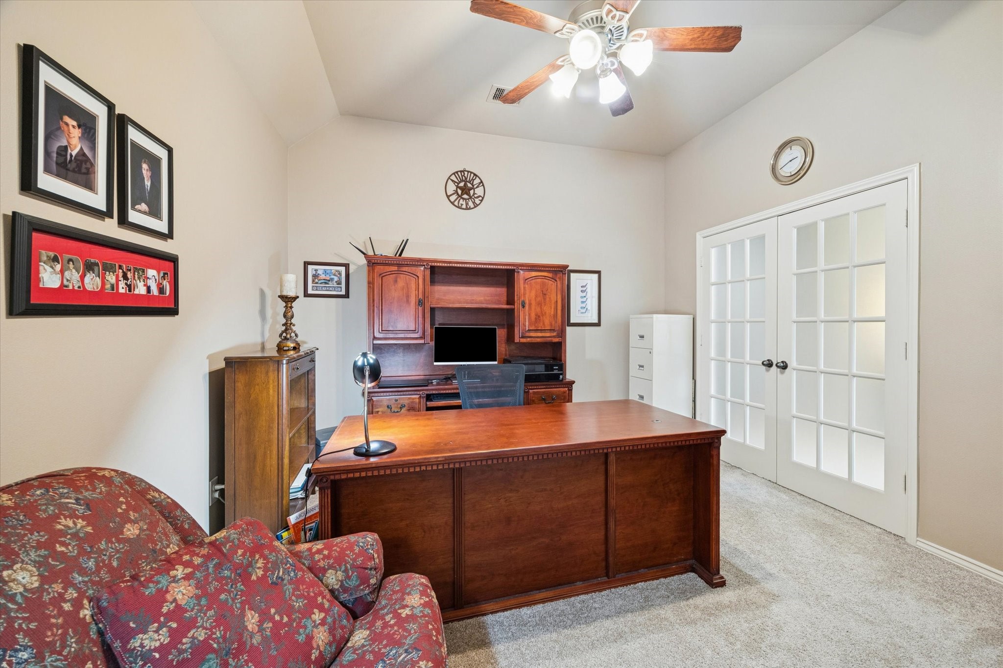 5231 Stoneridge Court Rosenberg, TX 77471 - Photo 5 of 31 Work from home? No problem. This private study with French doors you the space to focus and get things done.