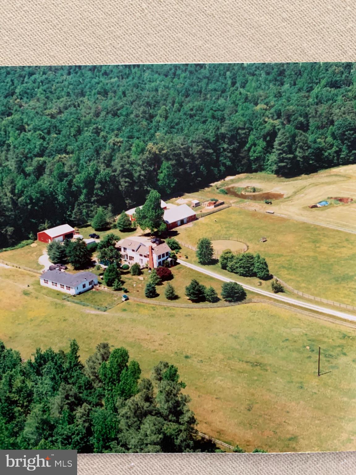 27528 Substation Road Denton, MD 21629 - Photo 14 of 21 SKYVIEW OF PROPERTY B4 4 STALL BARN WAS INSTALLED