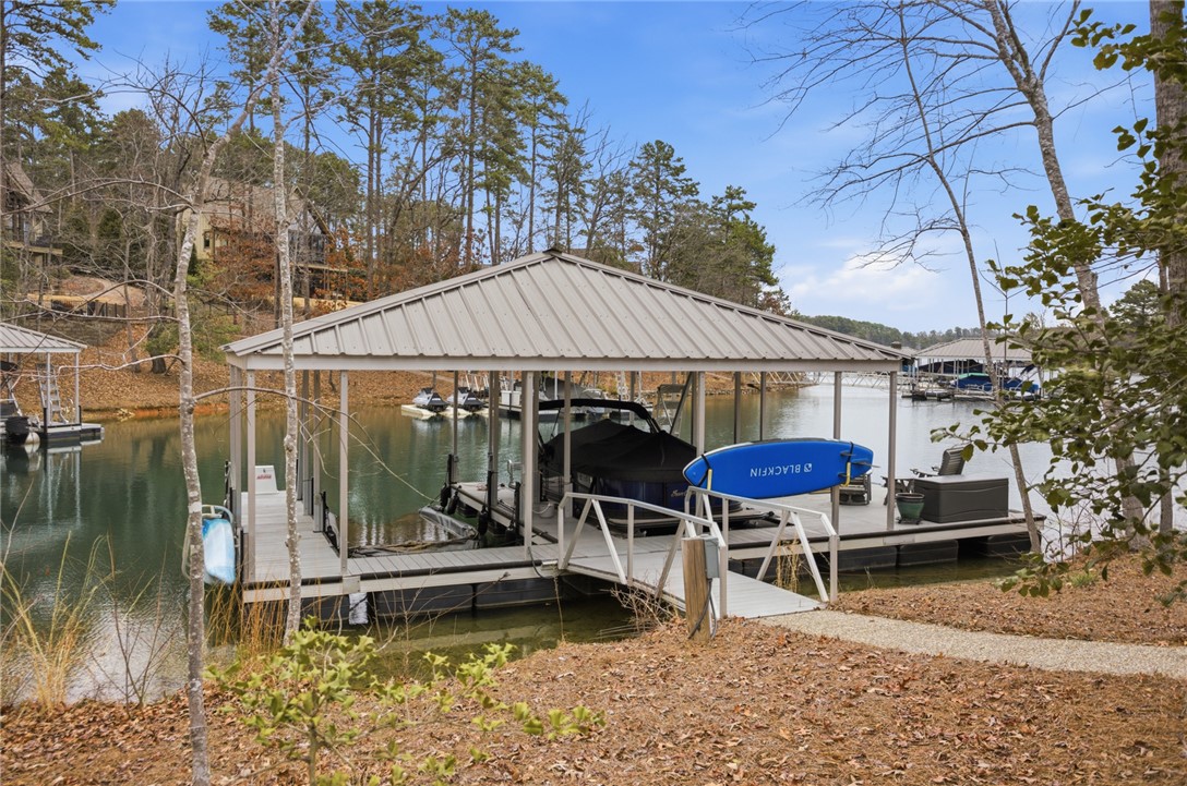 412 Walking Fern Way Seneca, SC 29672 - Photo 36 of 45 Boathouse with a private dock providing direct lake access.
