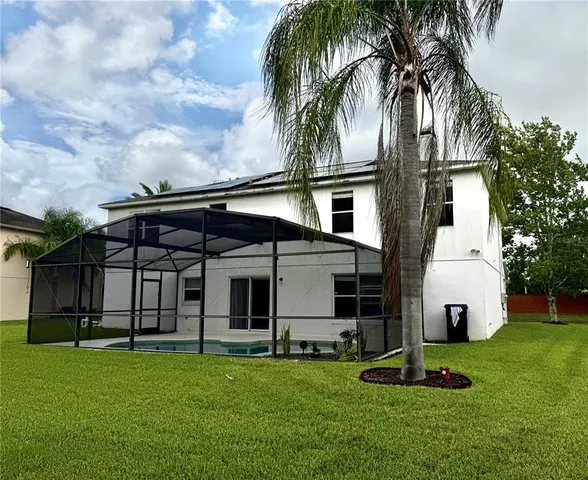 a front view of house with yard
