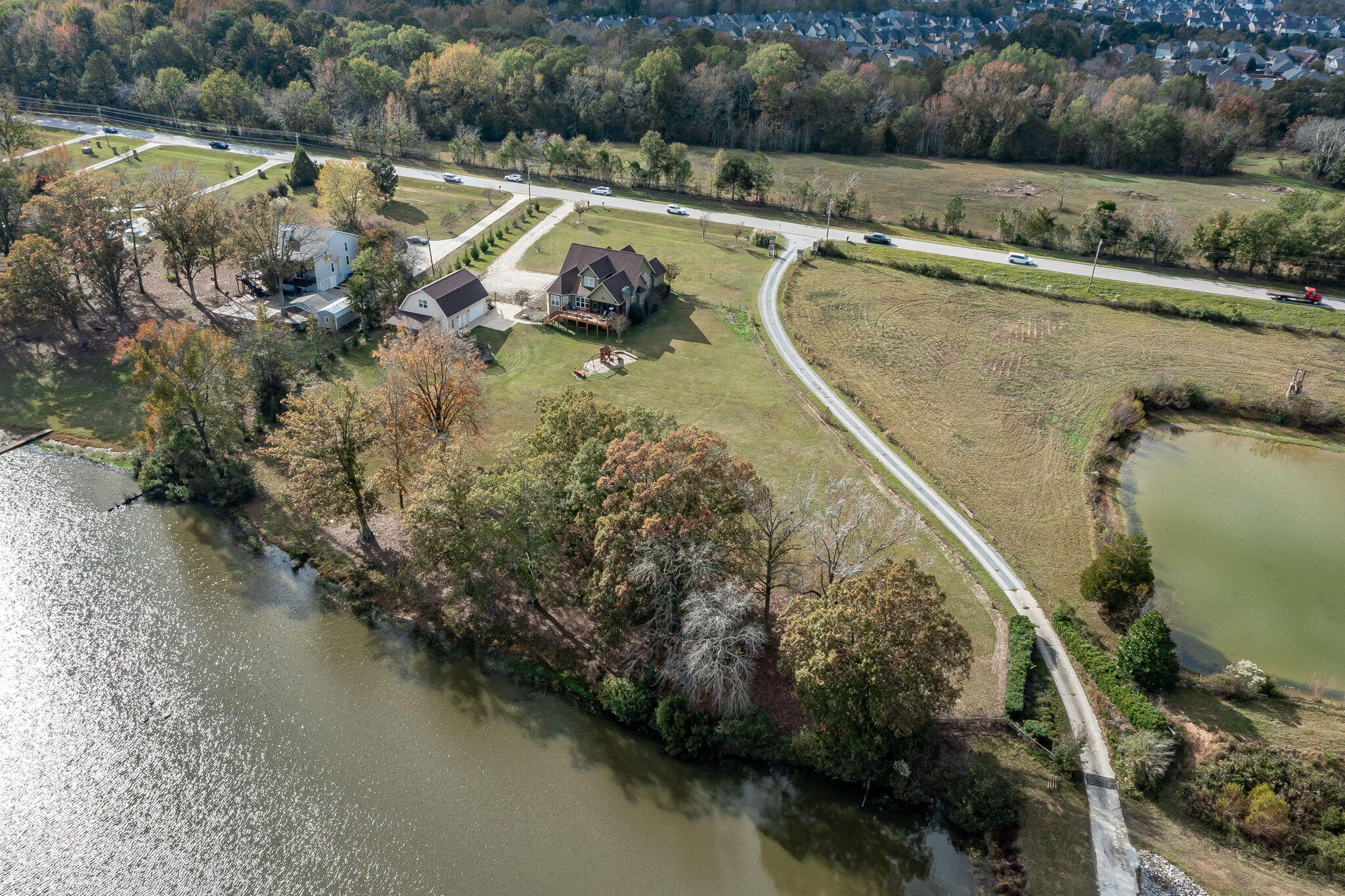 652 Chamblin Road Grovetown, GA 30813 - Photo 69 of 69 Q, 652 Chamblin aerial of lake