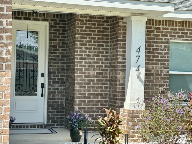 a view of a brick house