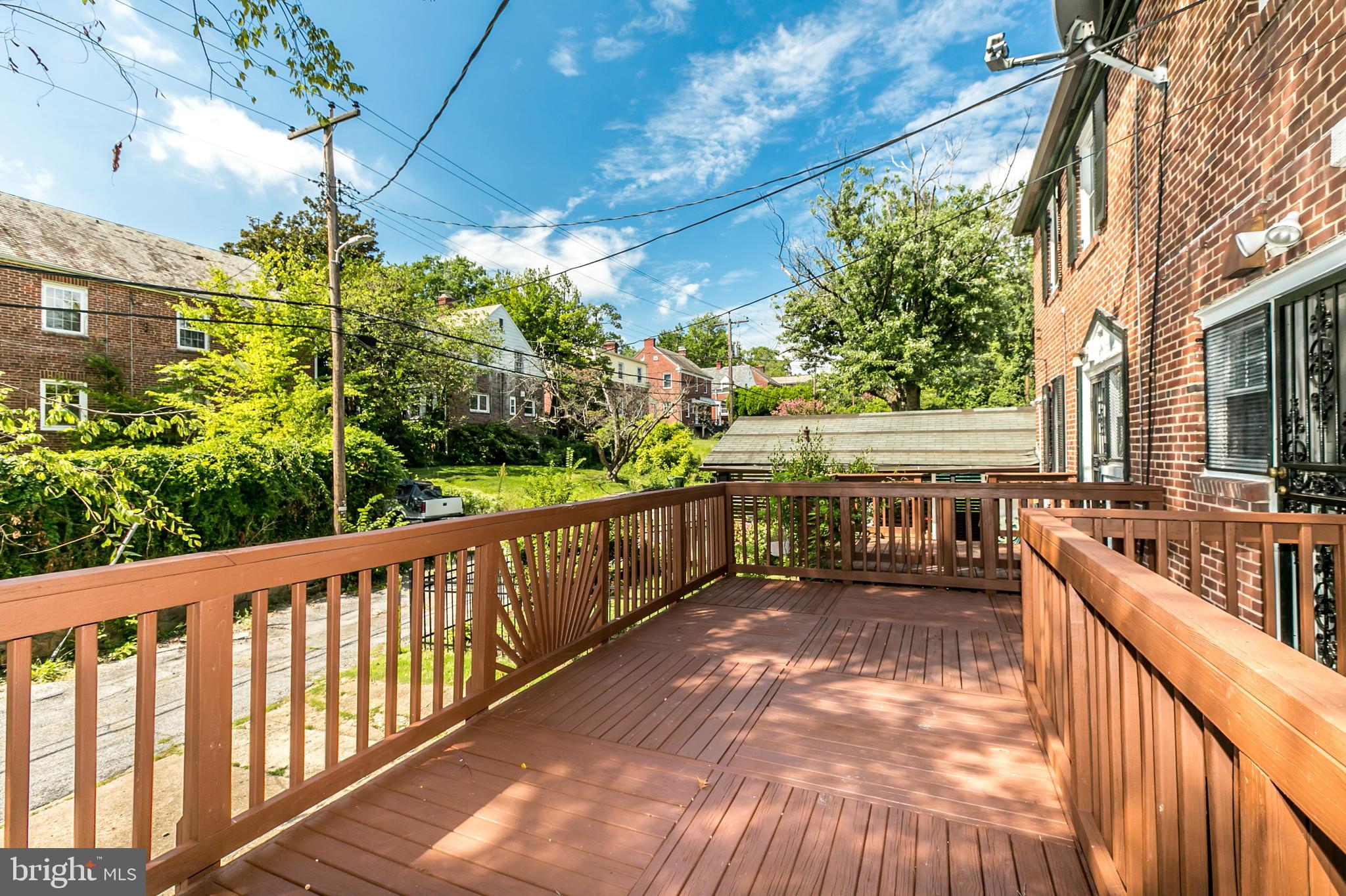 3600 Delverne Road Baltimore, MD 21218 - Photo 4 of 30 Large rear deck