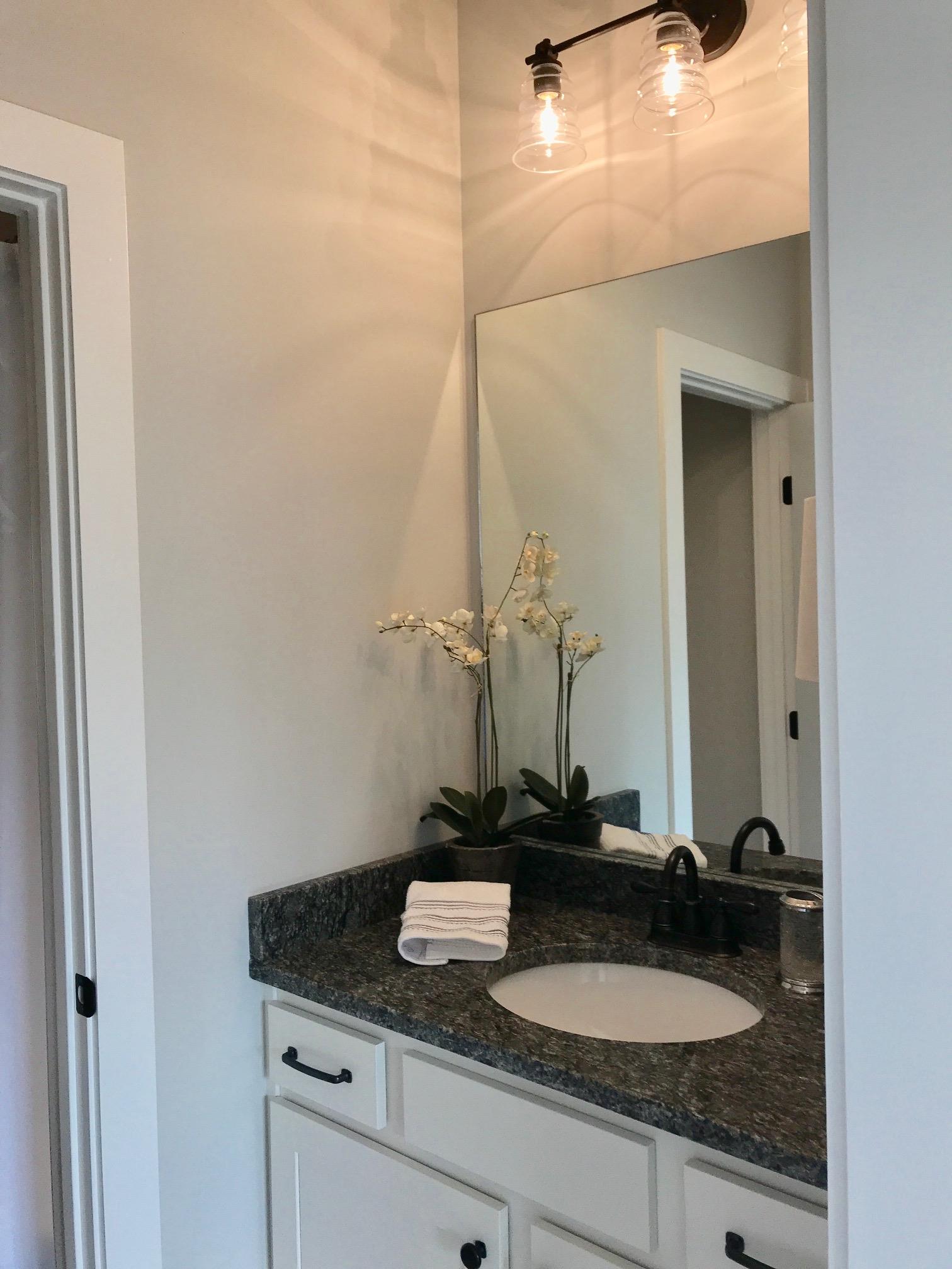 759 Philadelphia Road Lebanon, TN 37087 - Photo 19 of 21 a bathroom with a granite countertop sink and a mirror