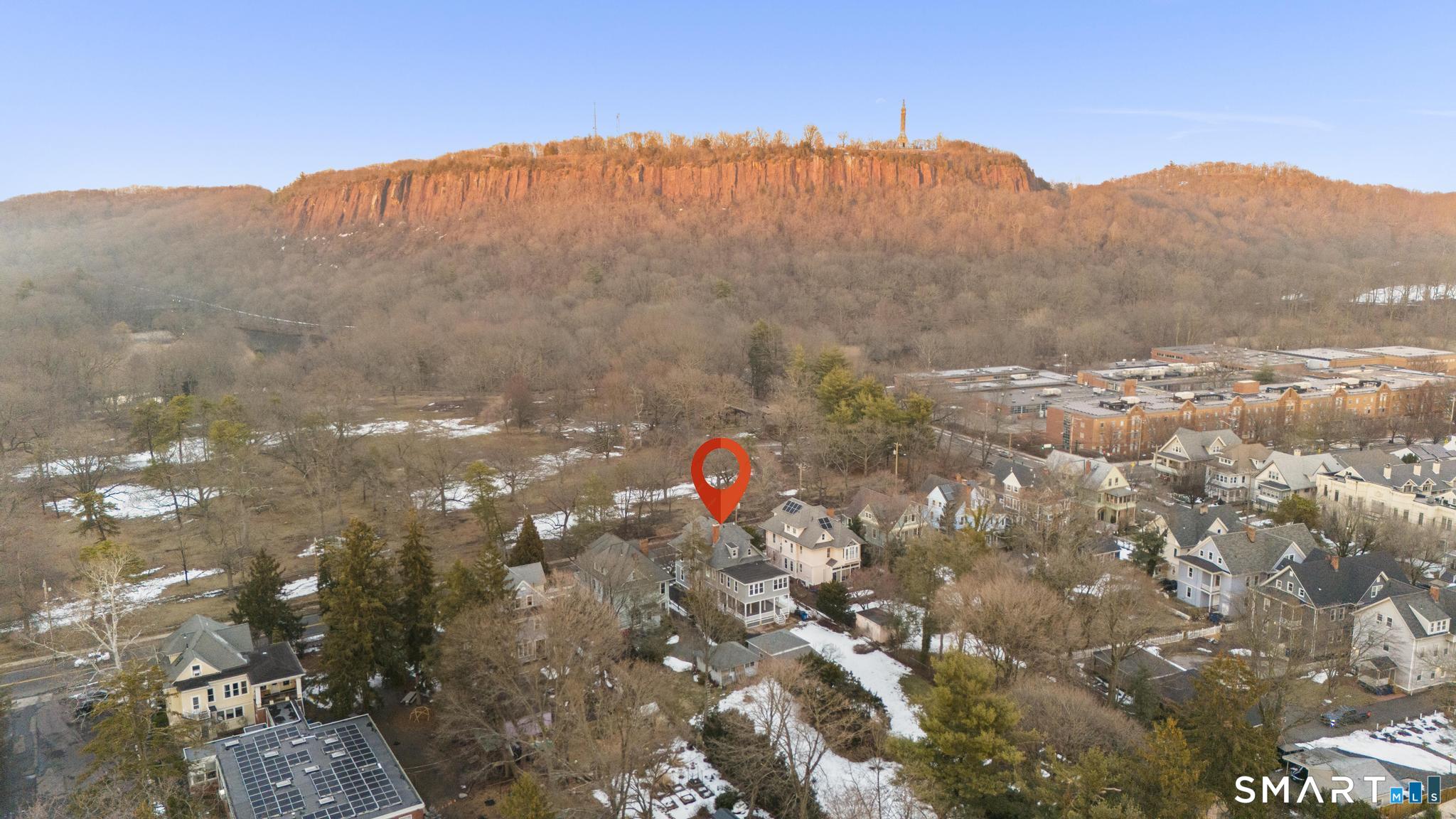 a view of outdoor space and city view