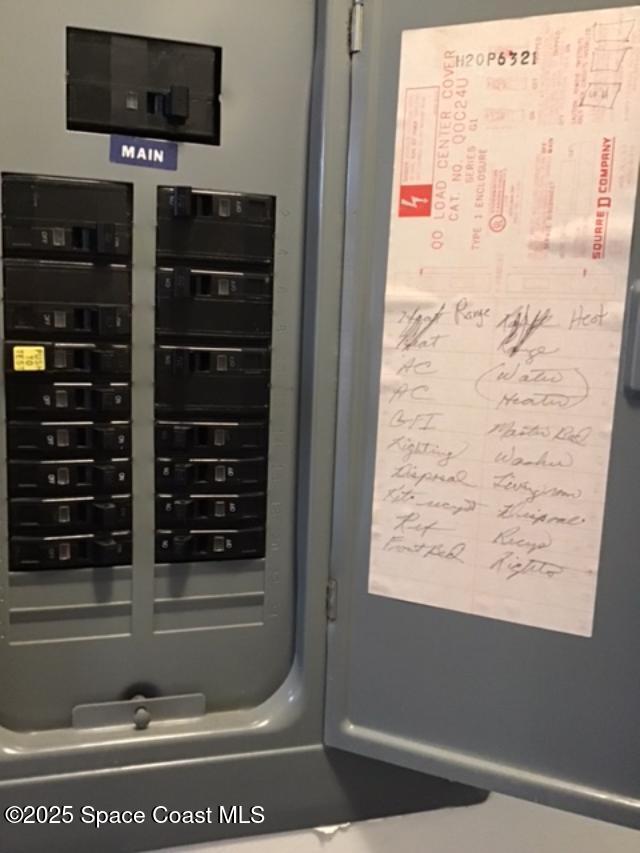 1720 Murrell Road, Unit 207 Rockledge, FL 32955 - Photo 18 of 18 Electric panel