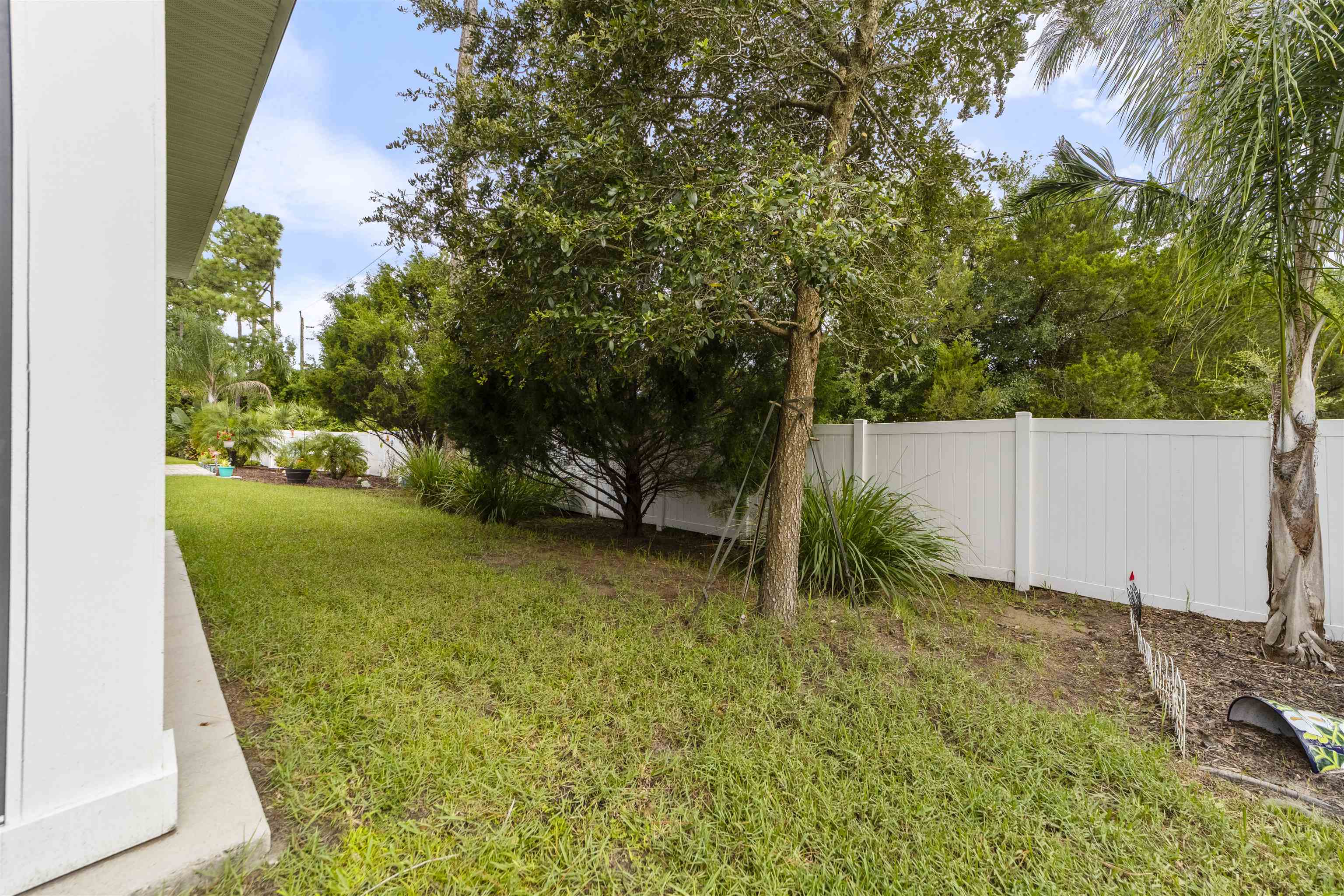 850 East Watson Road St. Augustine, FL 32086 - Photo 37 of 38 a backyard of a house with lots of green space