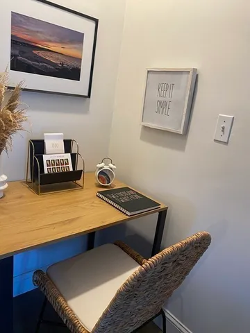 a view of workspace with furniture