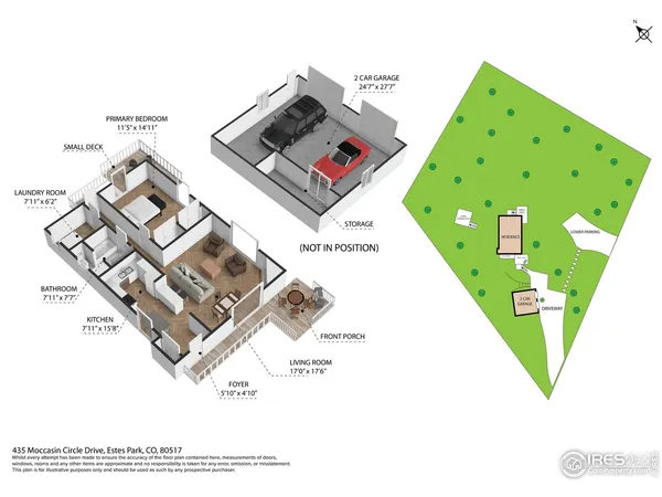 a view of wooden house with a small yard