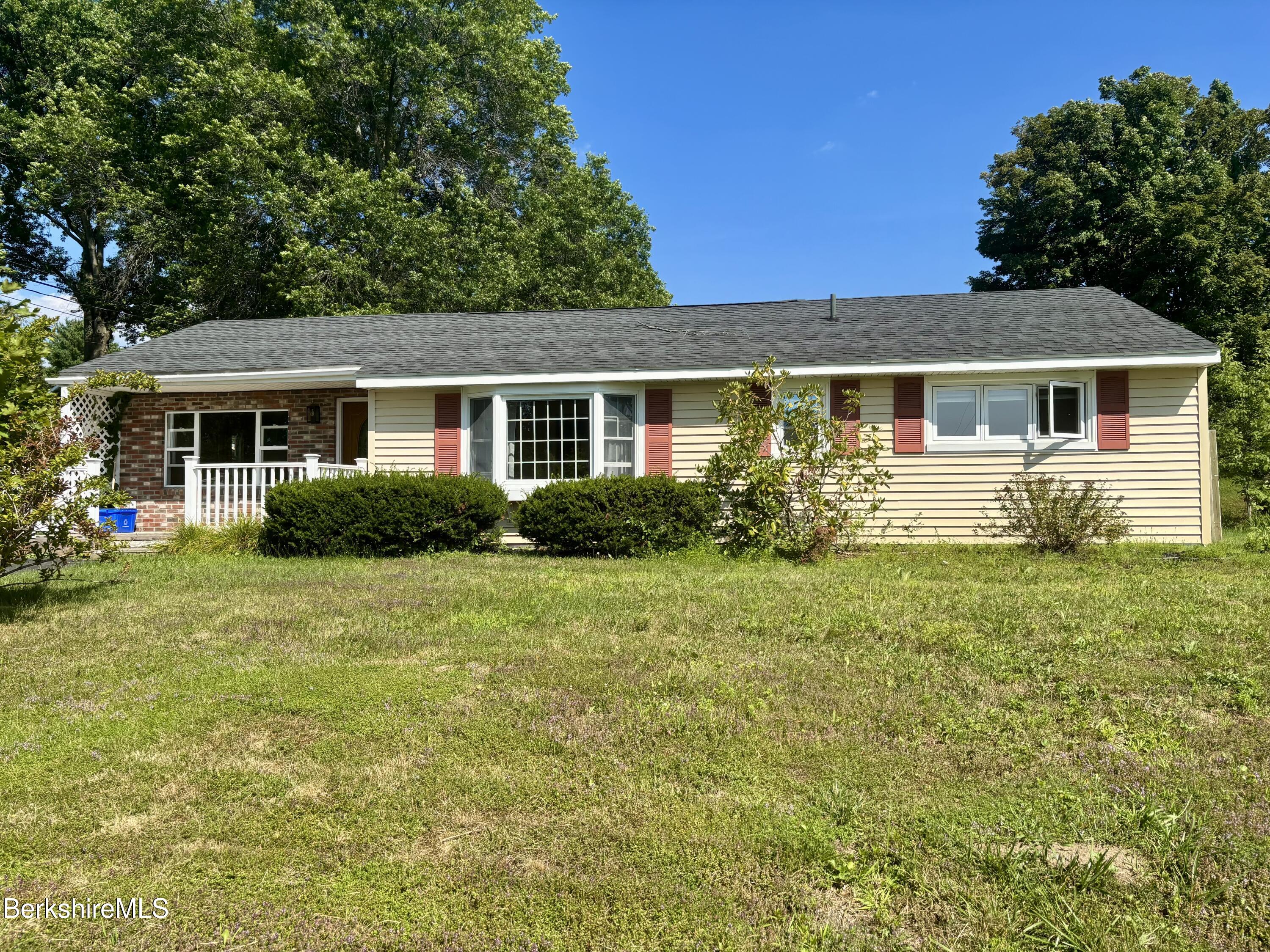 front view of house with a yard