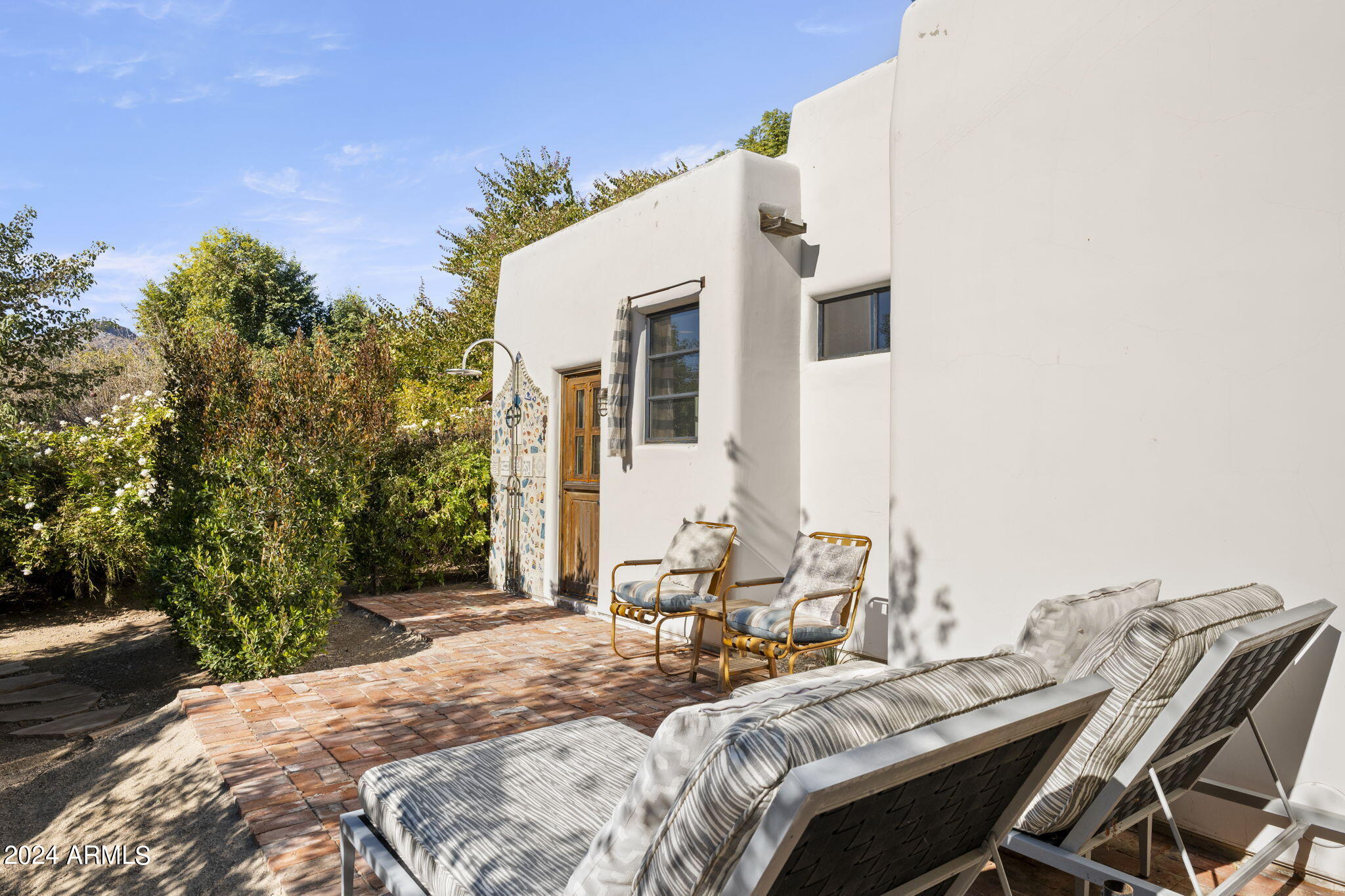 7005 East Jackrabbit Road Paradise Valley, AZ 85253 - Photo 24 of 31 2nd patio with outdoor shower