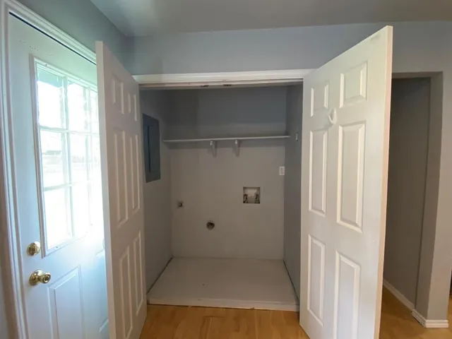 a view of closet area