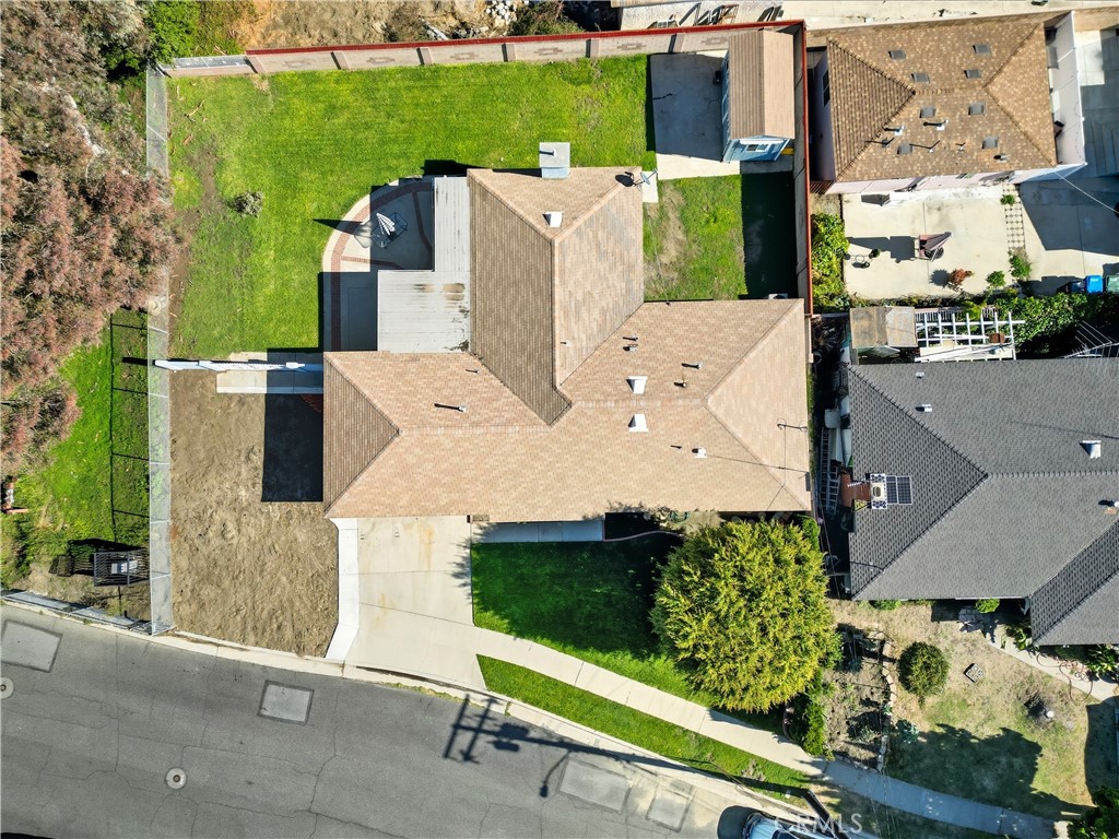 10930 Rio Hondo Drive Downey, CA 90241 - Photo 29 of 30 an aerial view of a house with a yard and table