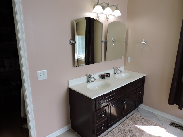83 Willow Spout Road Fort Defiance, VA 24437 - Photo 15 of 48 a bathroom with a sink vanity and a mirror