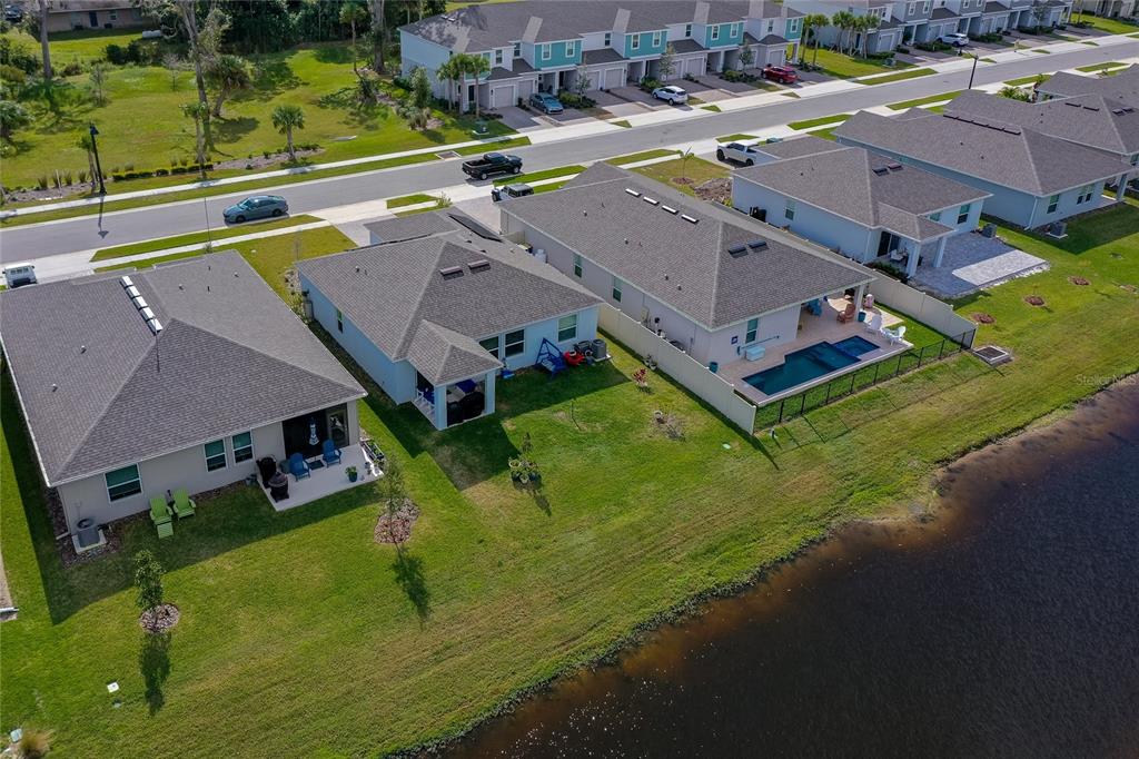 365 River Front Way Edgewater, FL 32141 - Photo 25 of 34 an aerial view of a house with a swimming pool