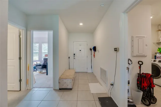 a bathroom with a tub and shower