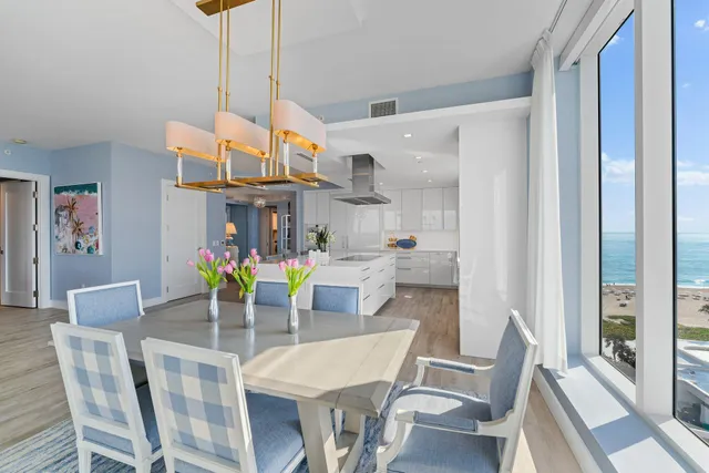 a view of a city with tall buildings