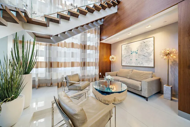 a view of an ocean from a balcony