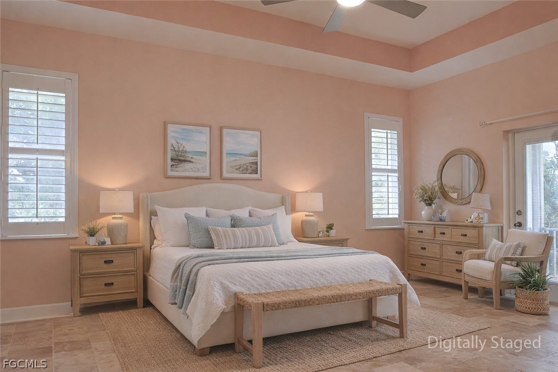 21531 Pearl Street Alva, FL 33920 - Photo 14 of 41 a bedroom with bed and window