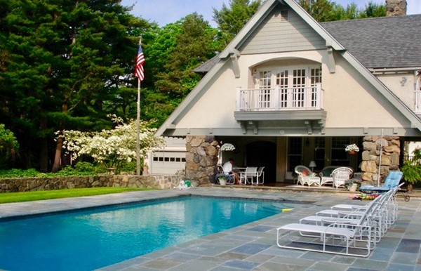 17 Bradlee Road Marblehead, MA 01945 - Photo 28 of 28 a view of a swimming pool with outdoor seating
