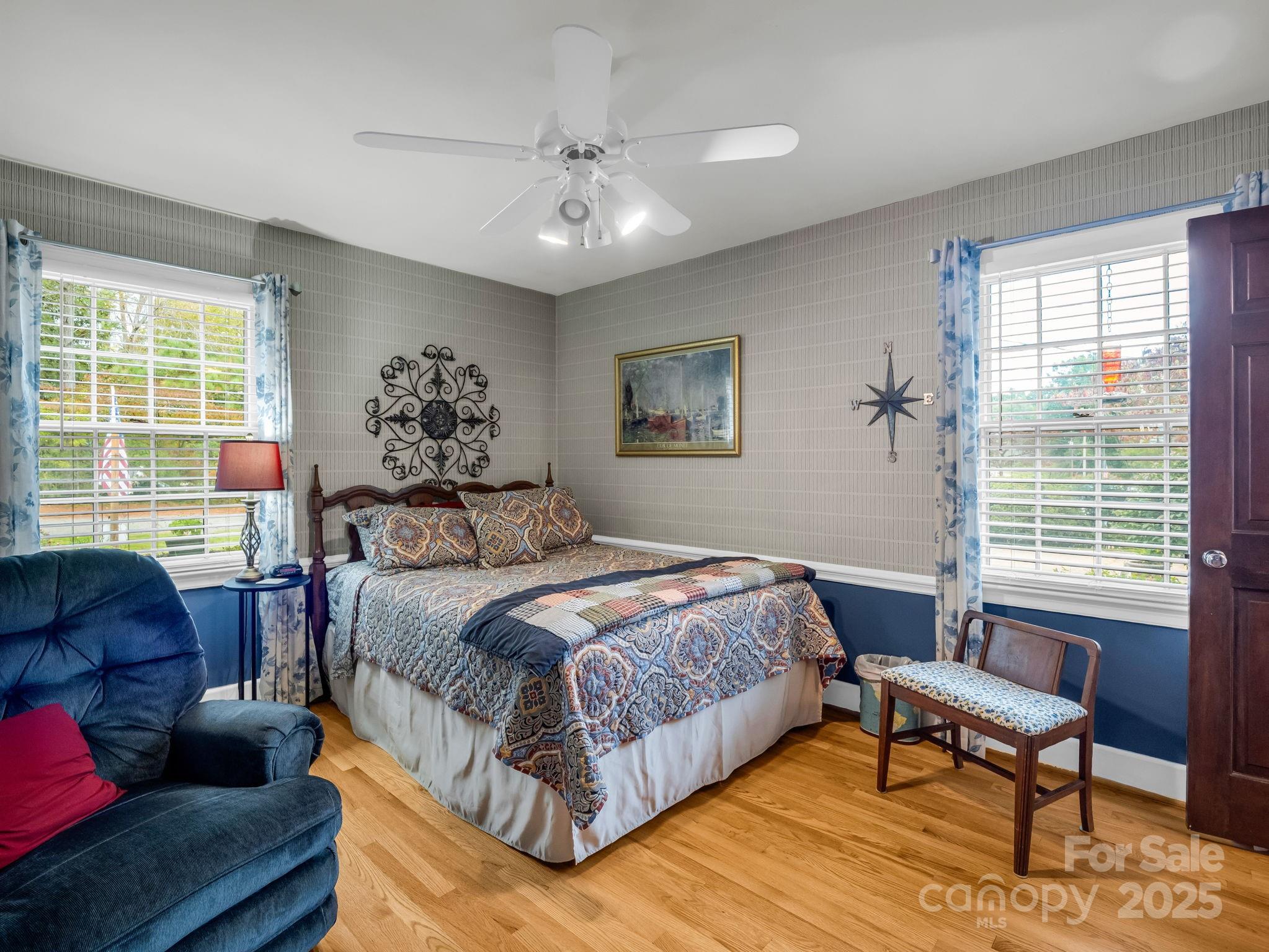 343 Nebraska Street Spindale, NC 28160 - Photo 40 of 46 a bedroom with a bed and a couch