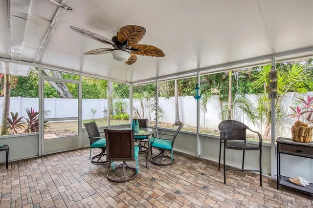 a room with furniture and windows