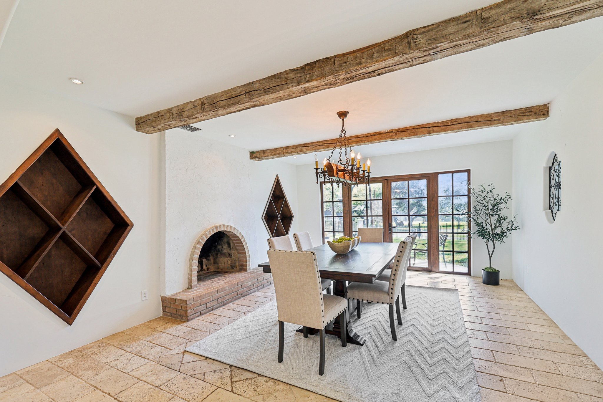 2706 Pearce Road Austin, TX 78730 - Photo 12 of 37 a view of a livingroom with furniture and a fireplace
