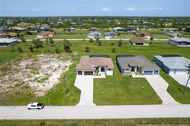 a view of lake with houses