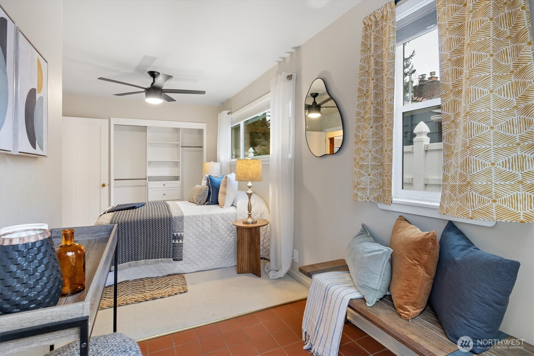 15760 Meridian Avenue North Shoreline, WA 98133 - Photo 13 of 26 a living room with furniture and a fireplace