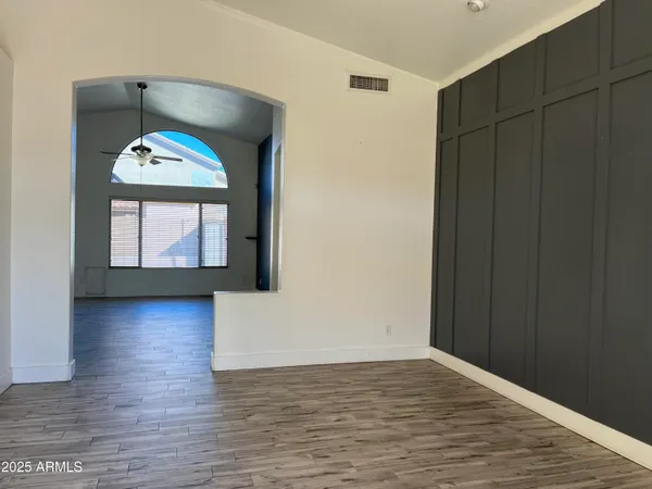 a view of livingroom with washer and dryer