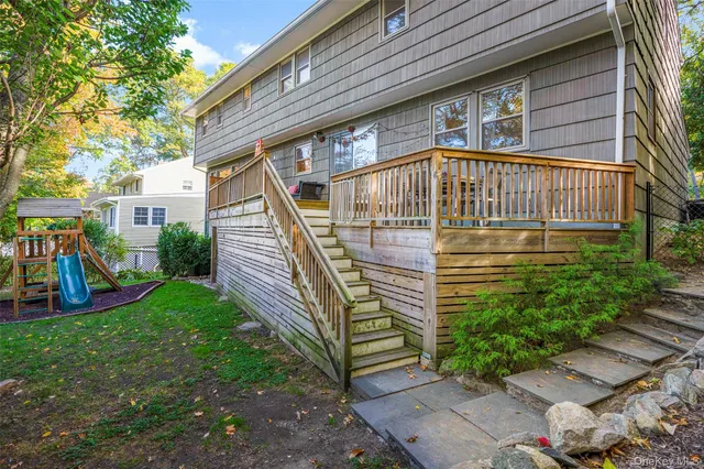 a view of balcony and deck