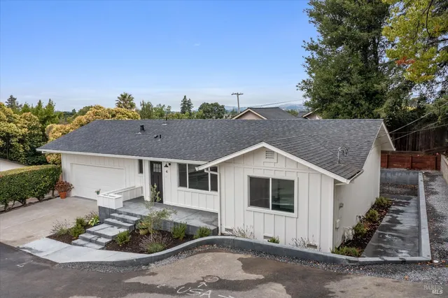a view of a house with a sink in a yard