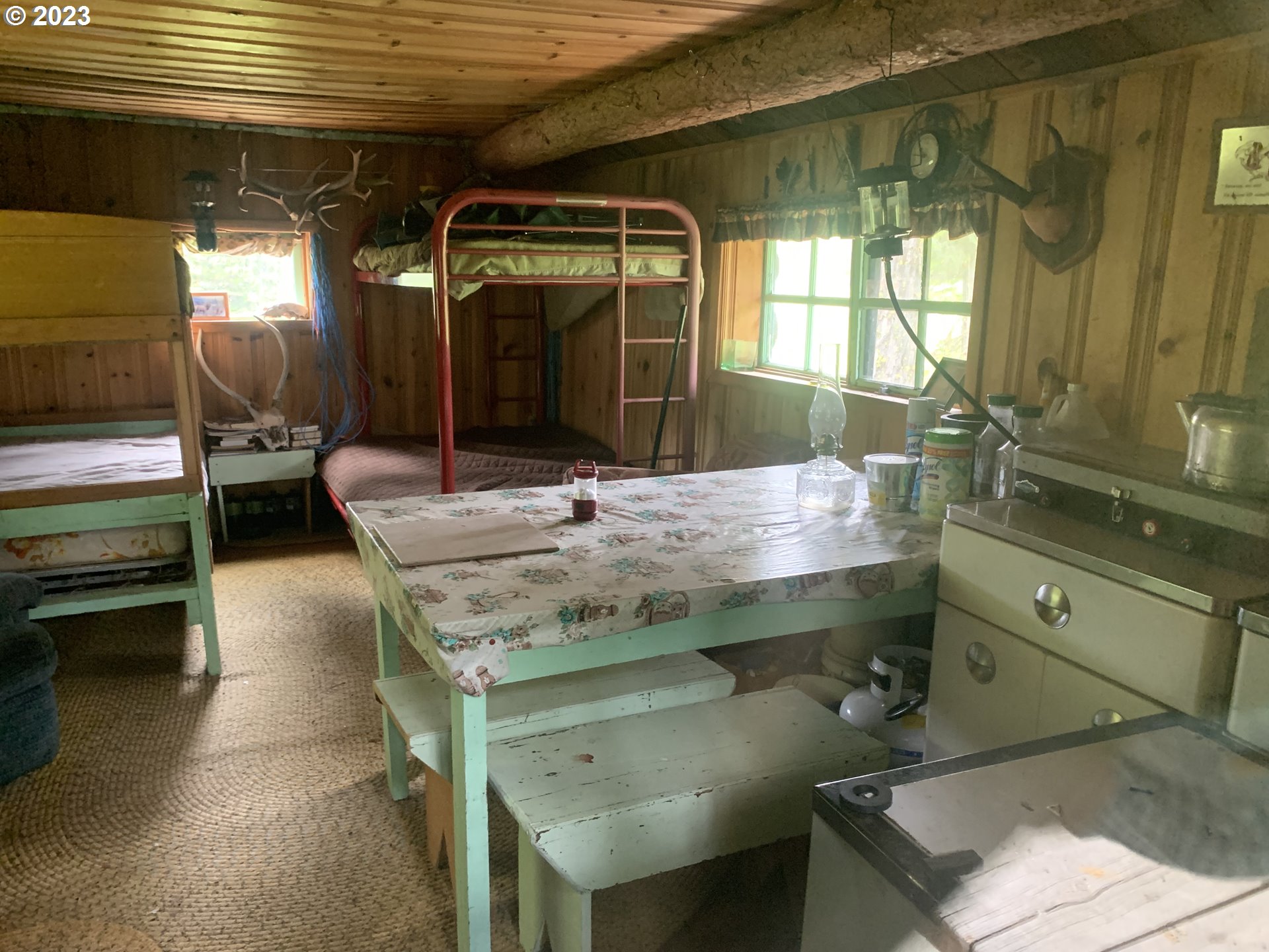 Cabin Wallowa, OR 97885 - Photo 5 of 7 a bathroom with a sink and a mirror