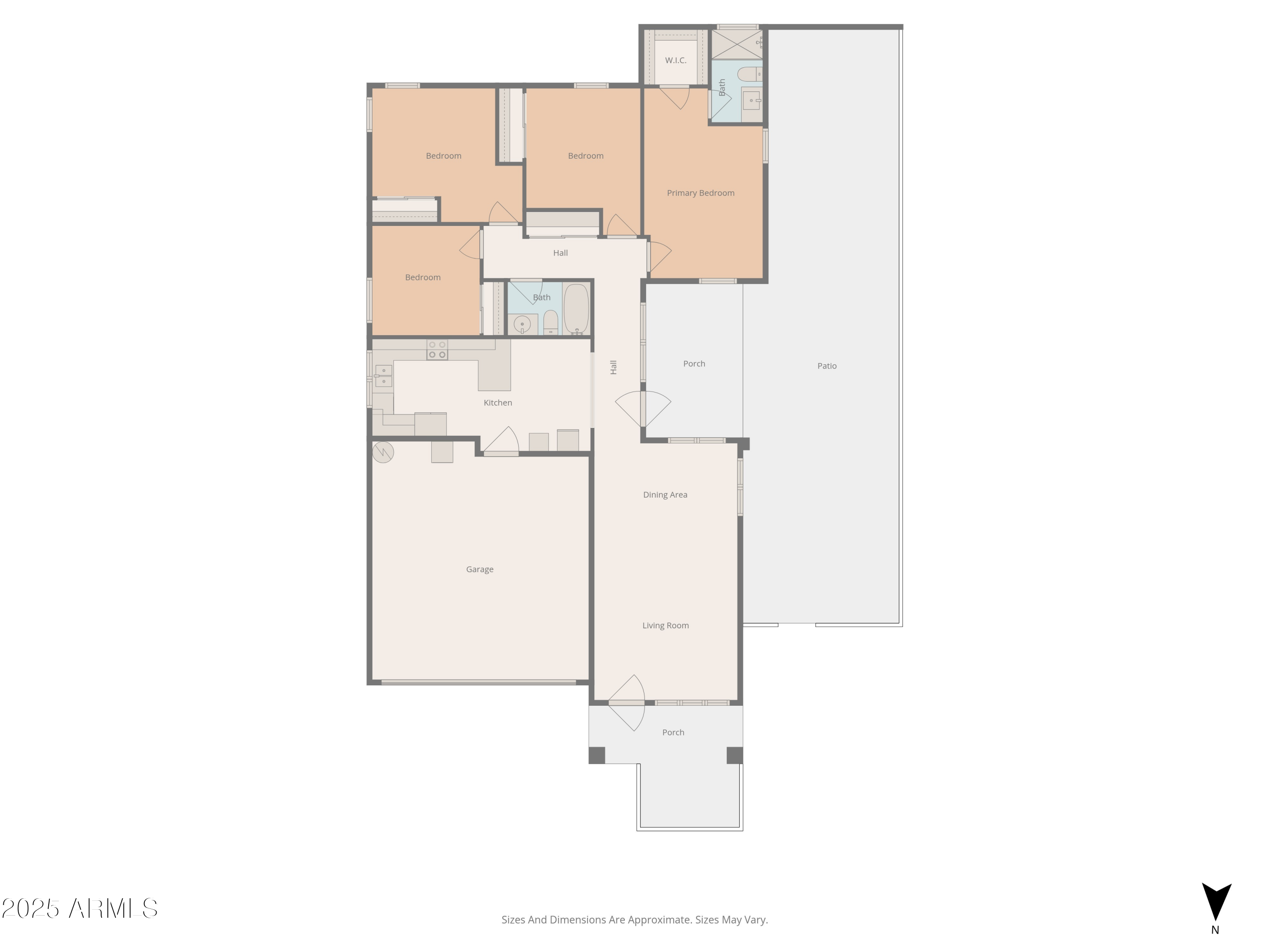 129 West Ian Drive Phoenix, AZ 85041 - Photo 21 of 21 a picture of floor plan