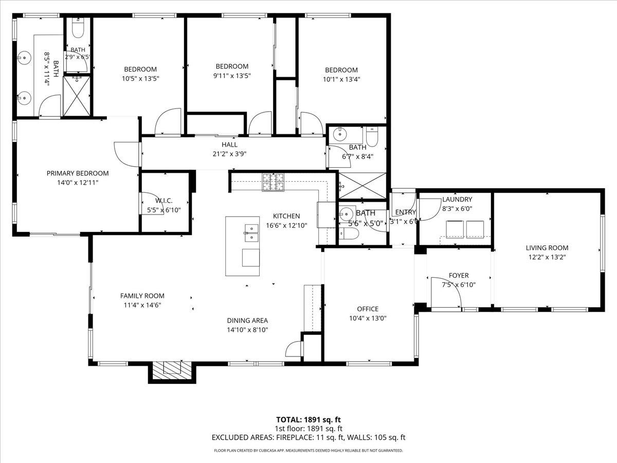 437 Silver Ridge Court Oakdale, CA 95361 - Photo 37 of 41 a picture of a floor plan