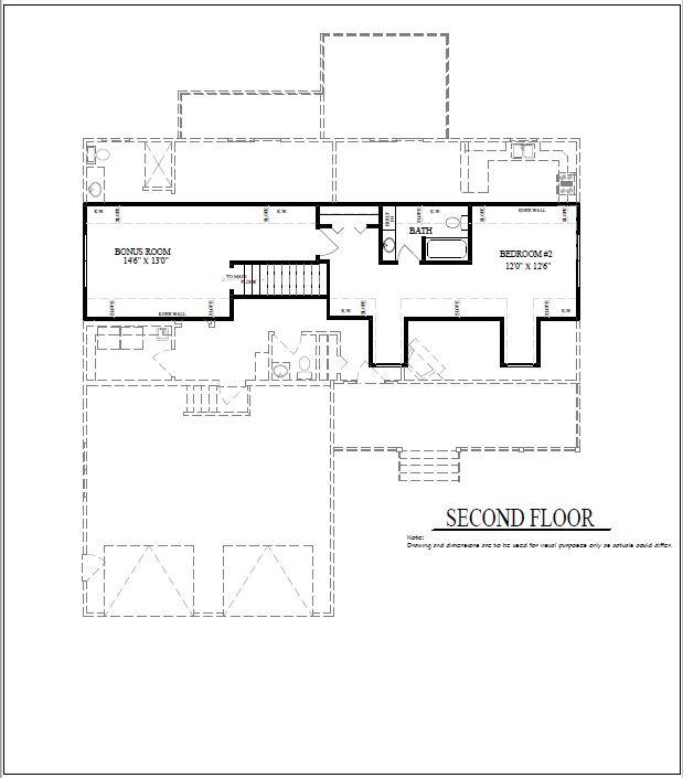 125 New Stillwell Road Springfield, GA 31329 - Photo 45 of 46 Upper Level Floor Plan