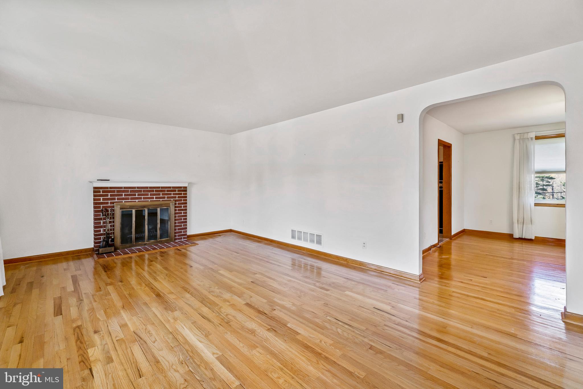 4305 Falls Park Road Perry Hall, MD 21128 - Photo 4 of 39 Living Room with Wood Burning Fireplace