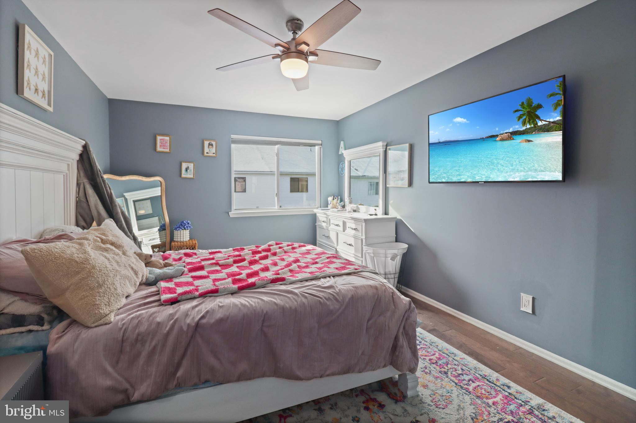 8 Bayleaf Drive Lumberton, NJ 08048 - Photo 35 of 53 a bedroom with a bed and a chandelier