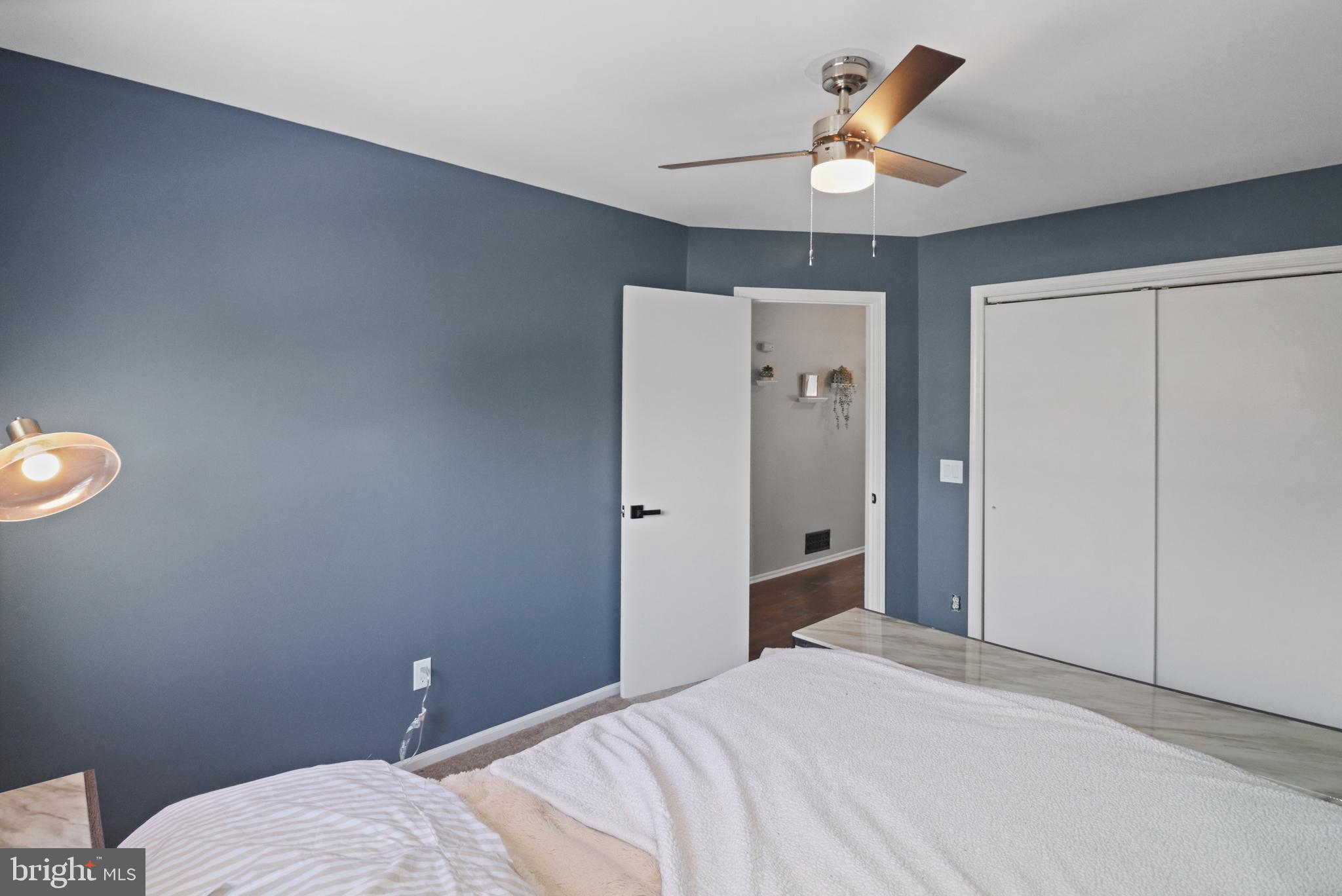 8 Bayleaf Drive Lumberton, NJ 08048 - Photo 45 of 53 a bedroom with a bed and a ceiling fan