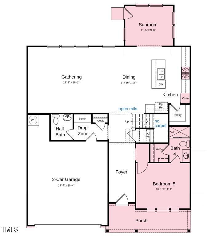 1121 Sun Spgs Road Wake Forest, NC 27587 - Photo 55 of 56 Floor Plan